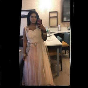 A beautiful Abaya with tights for underneath